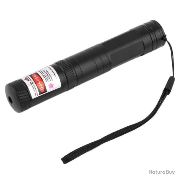 Laser Pointeur Pointer Noir Haute Puissance 1000m 5mW Lumi�re Verte Astronomie