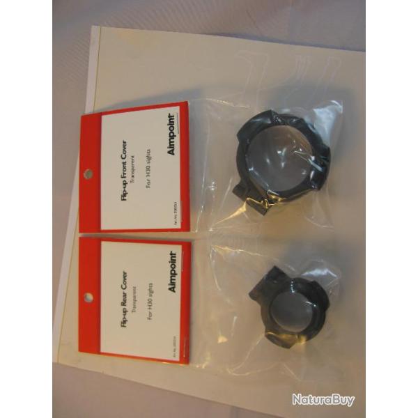 Paire de bonnettes flip up pour Aimpoint H30