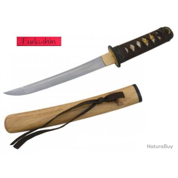 TANTO   Fudoshin  /  Lame Maru, bois naturel