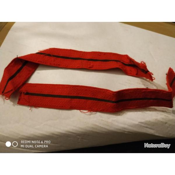 Galon a coudre rouge arm�e fran�aise