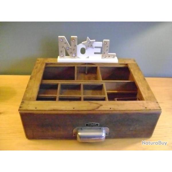 RARE BOITE VITRINE A SYST�ME D OUVERTURE  AVEC SONNERIE VINTAGE RUBINS PARIS