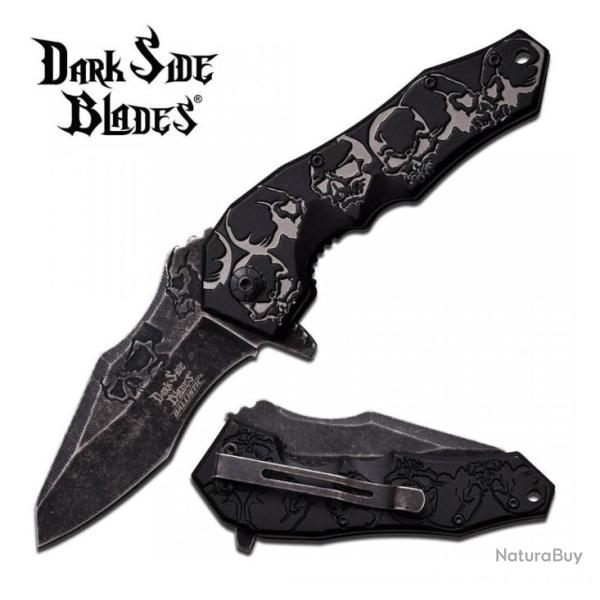 Couteau pliant Darkside Blades 6 skulls