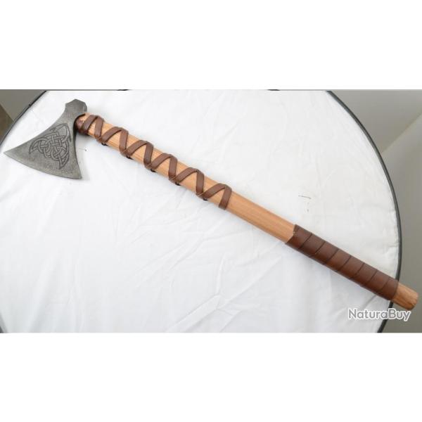 Hache Forg� Viking de combat de 80 cm