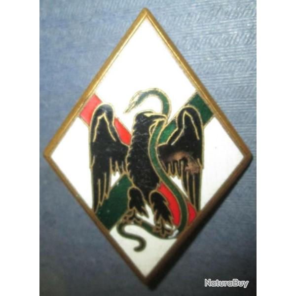 1� R�giment Etranger, losange, �mail, dos guilloch�, pastille oblongue