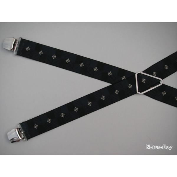 Bretelles  pinces rglables coulissantes,  motifs n2