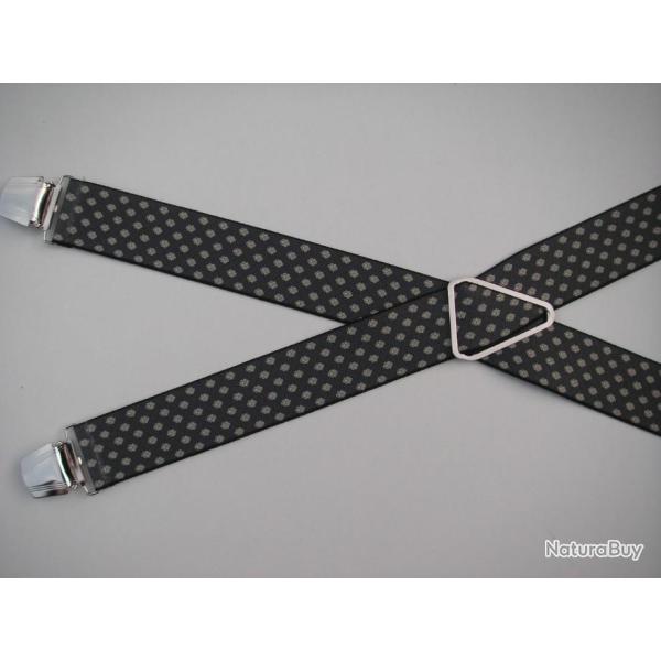 Bretelles  pinces rglables coulissantes,  motifs n4