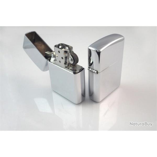 Briquet Temp�te Essence Couleur Argent type Zippo