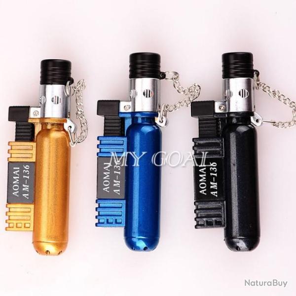 Briquet Lighter Gaz Aomai AM-136 Noir NEUF