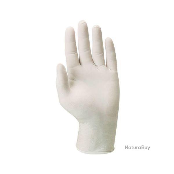 BO�TE 100 GANTS LATEX DE PROTECTION TAILLE 6-7