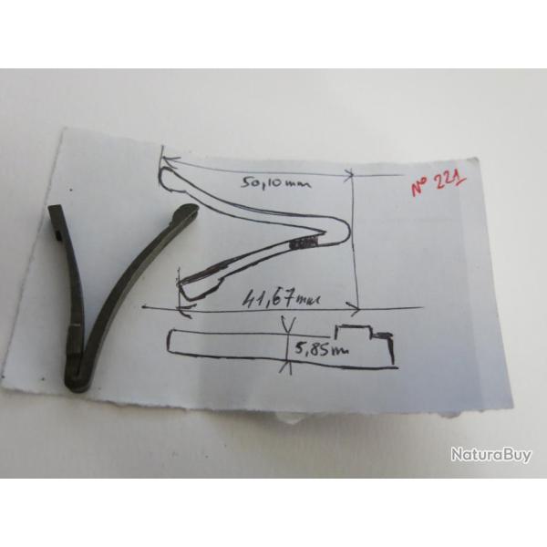 VENDU PAR CUIRASSIER11 N� 221 RESSORT GAUCHE DE PLATINE ARME ANCIENNE