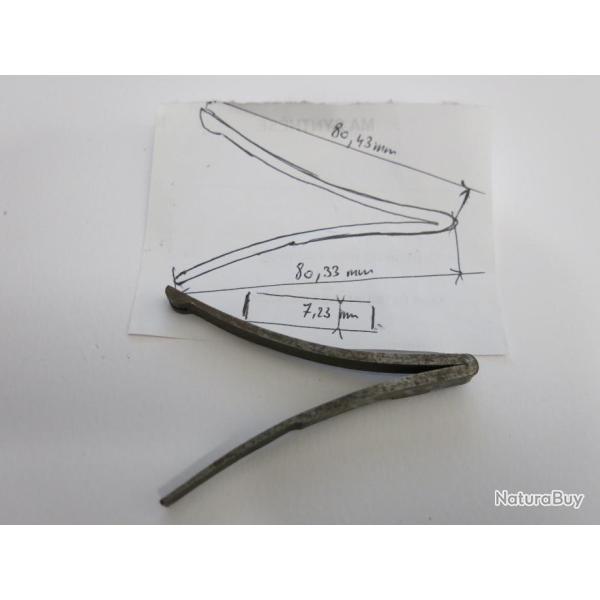 VENDU PAR CUIRASSIER11 N� 205 RESSORT DE PLATINE DROITE   FUSILS ANCIENS