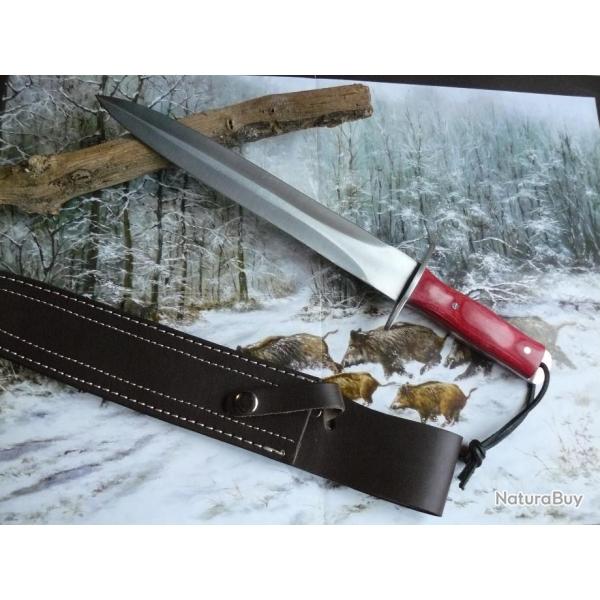 !!!!   DAGUE DE CHASSE  double tranchant 37 cm !!!!
