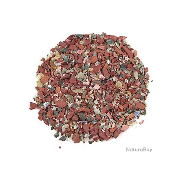 Sable brut de jaspe polychrome 0/8 mm - 100 grammes