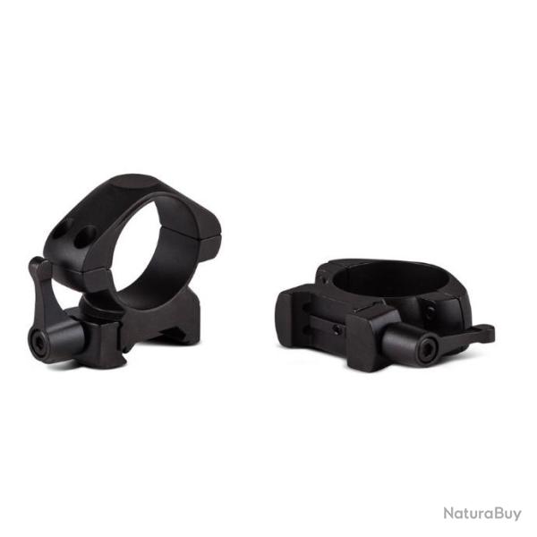 Collier anneau en acier d�montage rapide medium Konus � 25,4 - Rail 21 / 22 Read