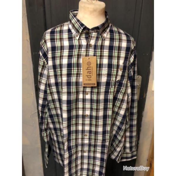 HANGAR33 CHEMISE IDAHO PERCUSSION MODELE SCOTTISH TAILLE S