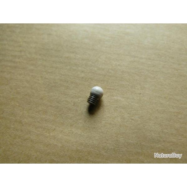 Guidon rond  blanc  filetage 3 mm ...