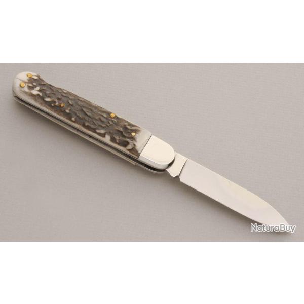 Couteau Mercury Range 921 Lame Acier Z50CD15 Manche Bois de Cerf Lockback Made Italy MER9211DC