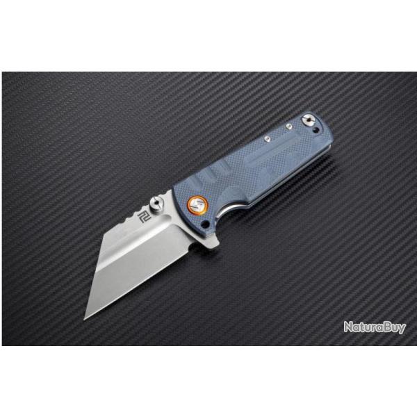 Couteau Artisan Proponent Gray Lame Acier D2 Manche G10 Linerlock Clip ATZ1820PGYF