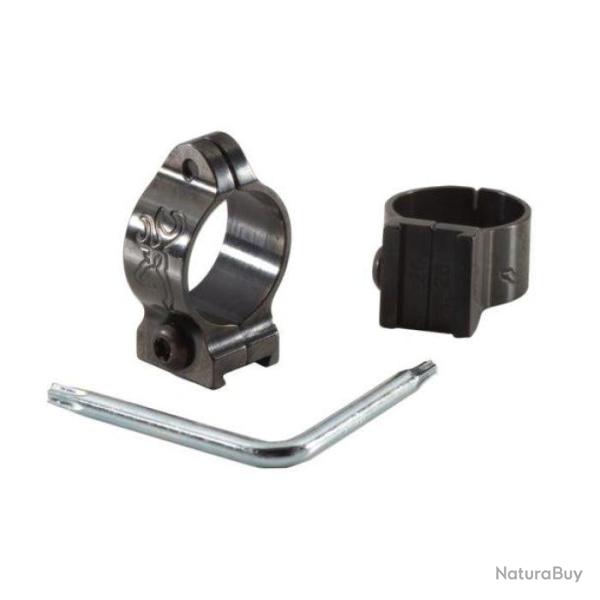 Colliers de montage Browning 25.4 mm brillant - Paire - Haut