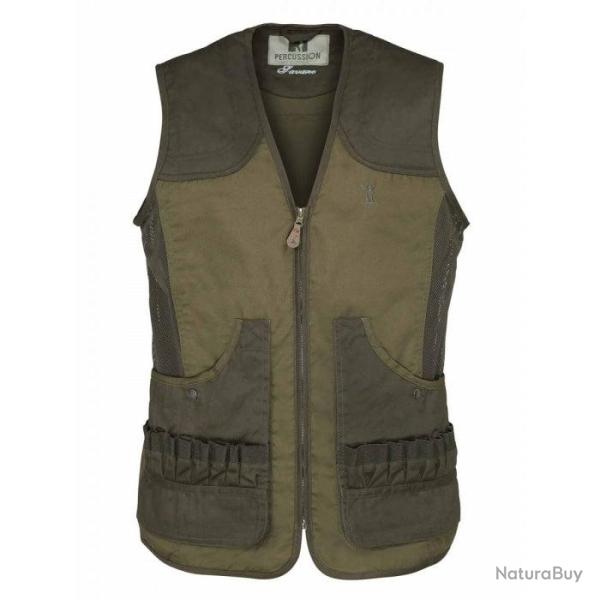 Gilet de chasse Percussion Savane Vert Vert