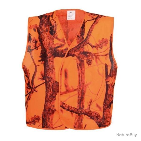 Gilet de traque enfant Percussion - Camo / 8/10 ans