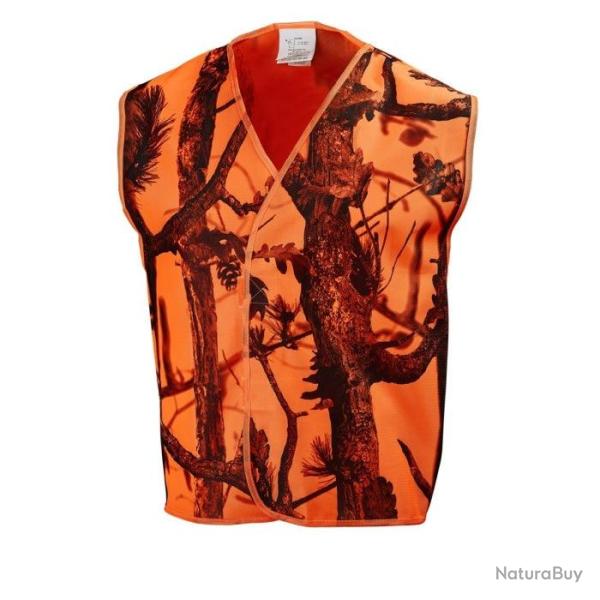 Gilet de traque Percussion B&B Camo Blaze / M/L - Camo Blaze / XL/2XL