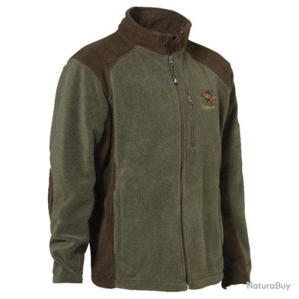 Veste polaire Percussion Col brod�e Vert