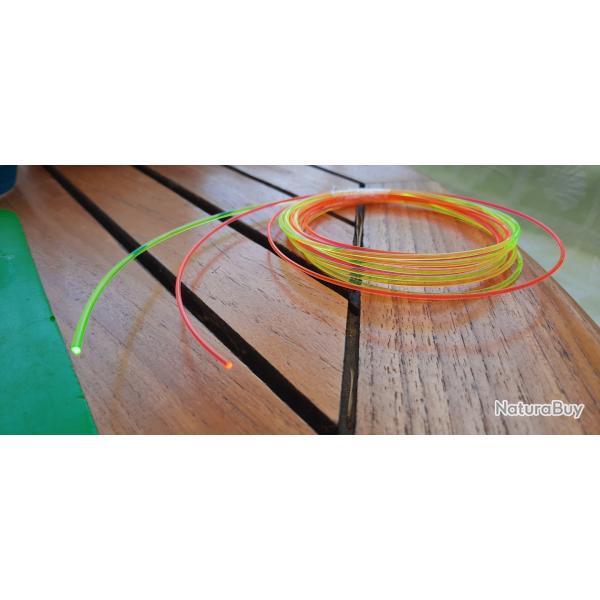 2cm diam�tre 1.5mm fibre fluo verte, rouge ou orange.