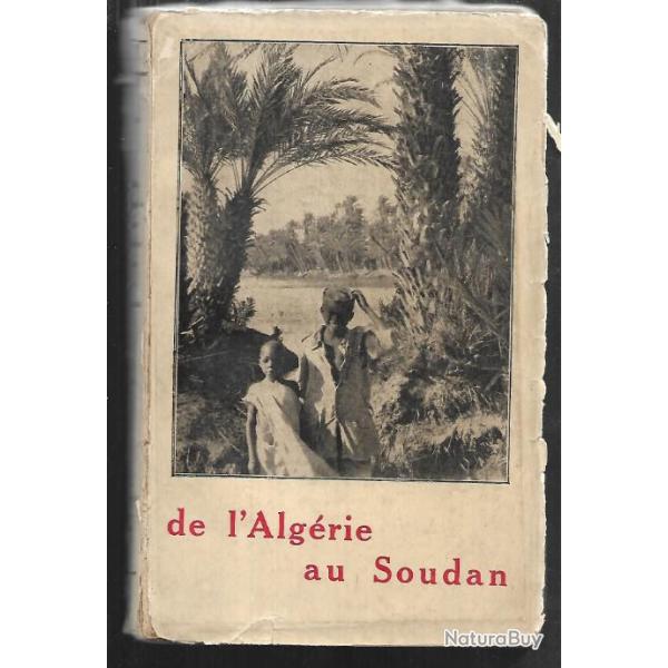 De l'Algrie au Soudan par le Sahara. 5000 kilomtres en automobile dans le dsert et la brousse.