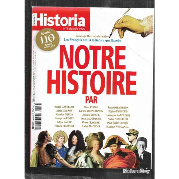 historia n�869 num�ro anniversaire 110 ans , notre histoire par collectif d'historien, mai 2019