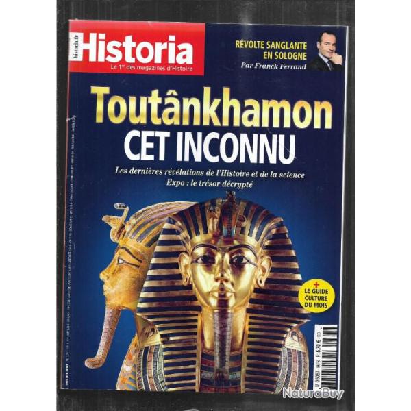 historia n�867 toutankhamon cet inconnu , mars 2019