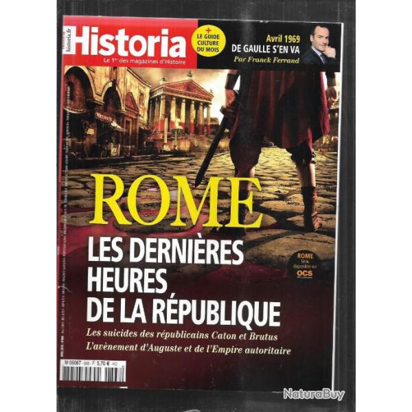 historia n�868 rome les derni�res heures de la r�publique  , avril 2019