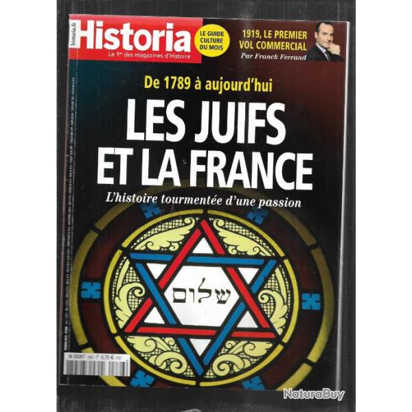 historia n�866 de 1789 � aujourd'hui les juifs et la france   , f�vrier 2019
