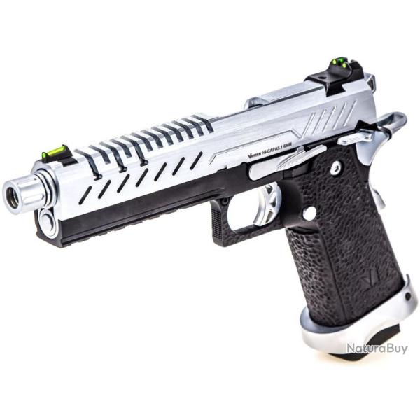 REPLIQUE GBB GAZ HI-CAPA 5.1 NOIR / CHROME 1,0J