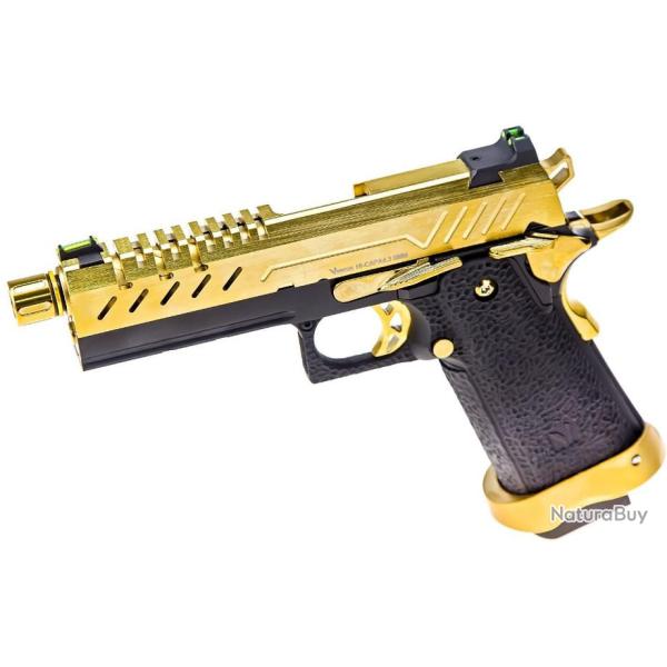 REPLIQUE GBB GAZ HI-CAPA 4.3 NOIR / OR 0,9J