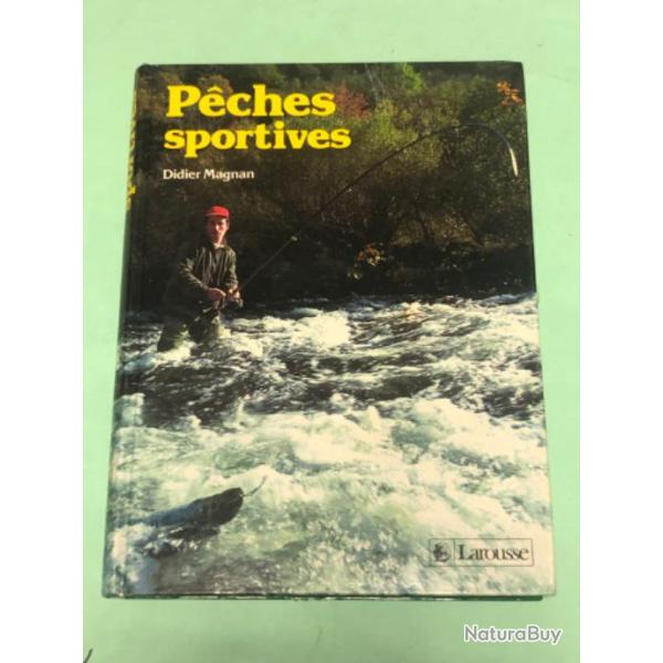 1 livre peches sportives 1987. Magnan  . Larousse. p�che