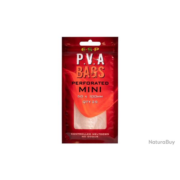 Pva 25 Mini Sacs Perfors 50 x 100mm Esp
