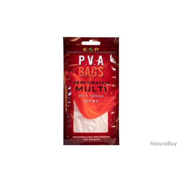 Pva 25 Multi Sacs Perfors 60 x 120mm Esp