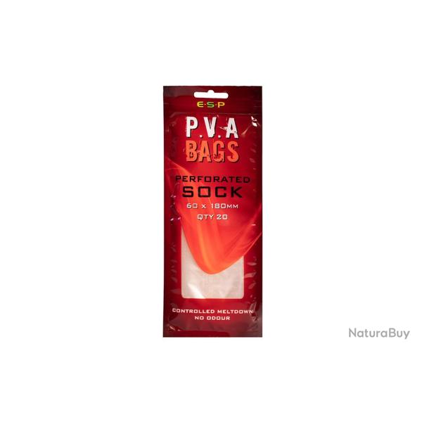 Pva 20 Sock Sacs Perfors 60 x 180mm Esp