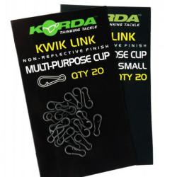 Kwik Link 20 pces Black Korda