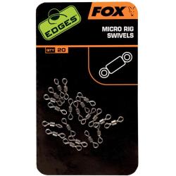 Edges Micro Rig Swivels x 20 Fox