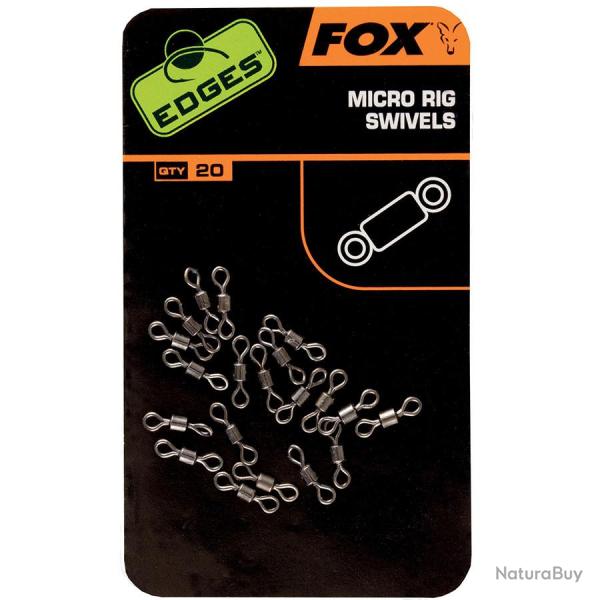 Edges Micro Rig Swivels x 20 Fox