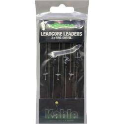 Leadcore Leader Ring Swivel weed/silt, 3 per Pack Korda