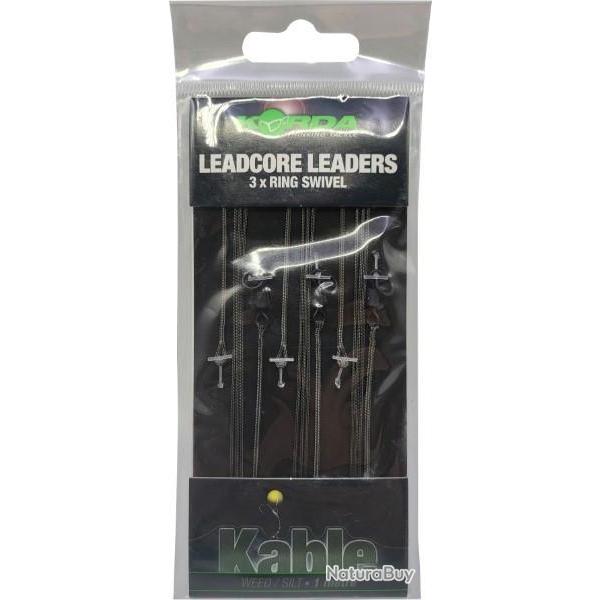 Leadcore Leader Ring Swivel weed/silt, 3 per Pack Korda
