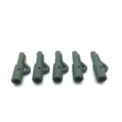 5 Euro safety clips Olive Green Dk Tackle