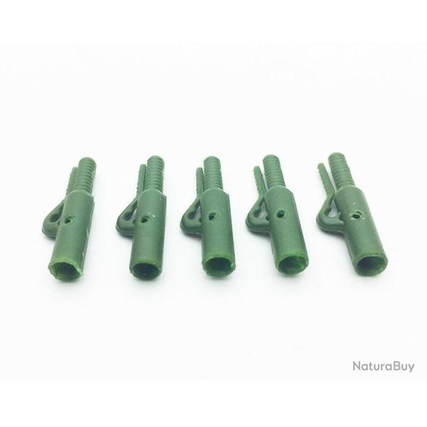 5 mega Euro safety clips Olive Green Dk Tackle
