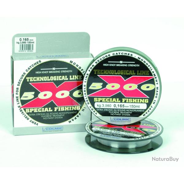 Nylon x-5000 150m Colmic 0.14mm / 2.85kg