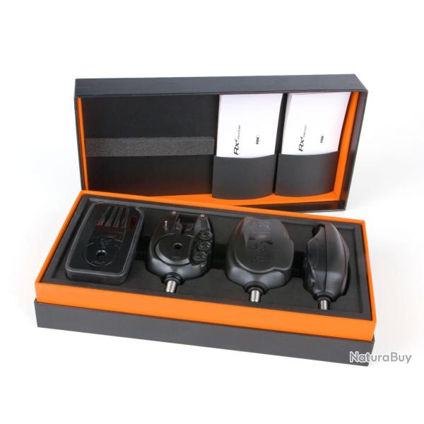 Coffret 3 detecteurs + centrale Fox rx+