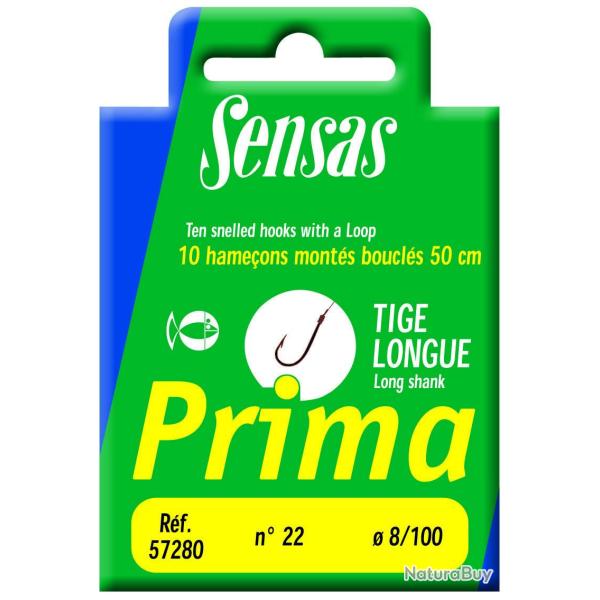 Hame�ons montes prima tige longue Sensas 22 / D 0.08mm