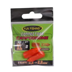 Connecteurs xl Orange par 2 Fun fishing
